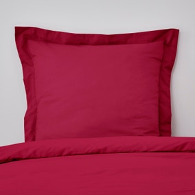 Non Iron Plain Dye Magenta Continental Pillowcase