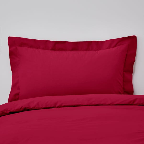 Non Iron Plain Dye Magenta Oxford Pillowcase image 1 of 1