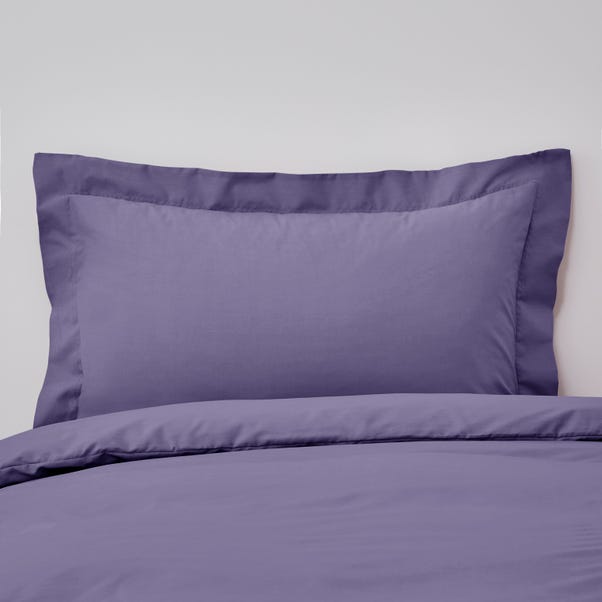 Non Iron Plain Dye Purple Oxford Pillowcase image 1 of 1