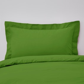 Non Iron Plain Dye Apple Green Oxford Pillowcase