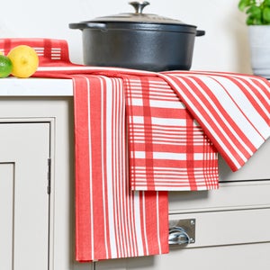 Dexam Love Colour Set Of 3 Extra Large Tea Towels