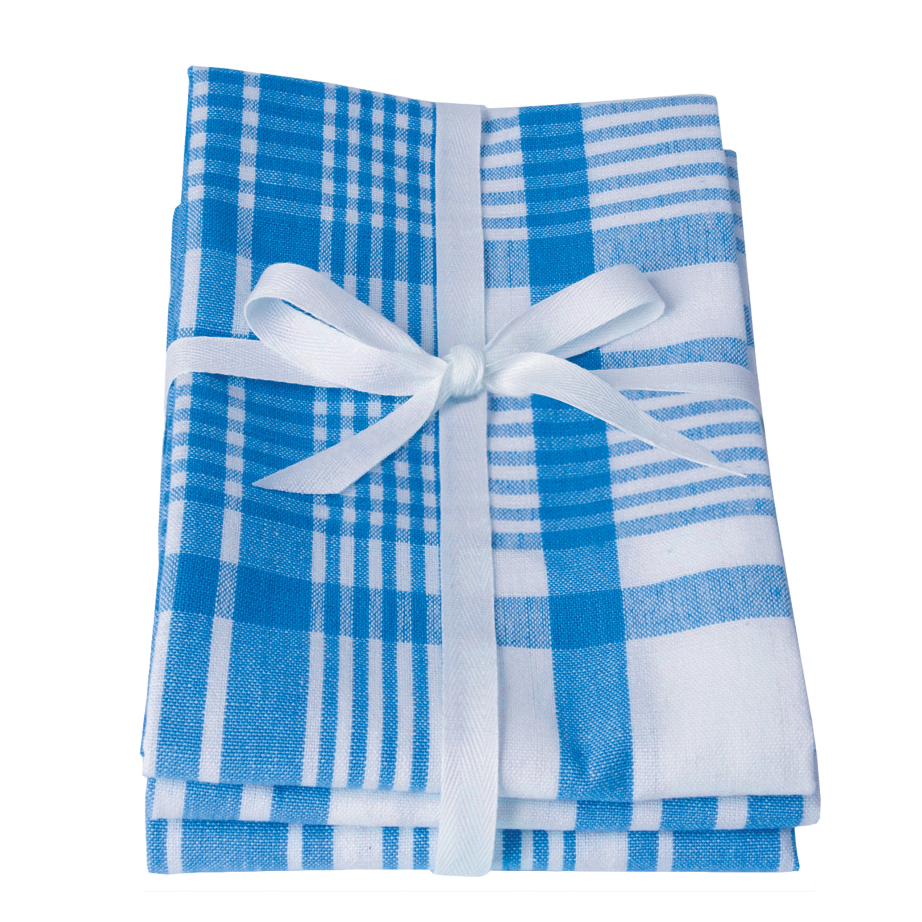 Dexam Love Colour Set Of 3 Extra Large Tea Towels Blue