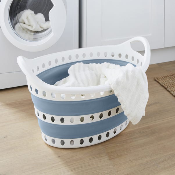 Collapsible Oval Laundry Basket image 1 of 5