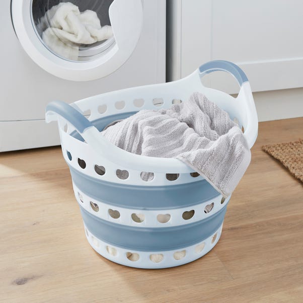 Collapsible Round Laundry Basket image 1 of 3