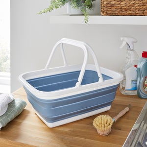 Collapsible Cleaning Bowl With Handle