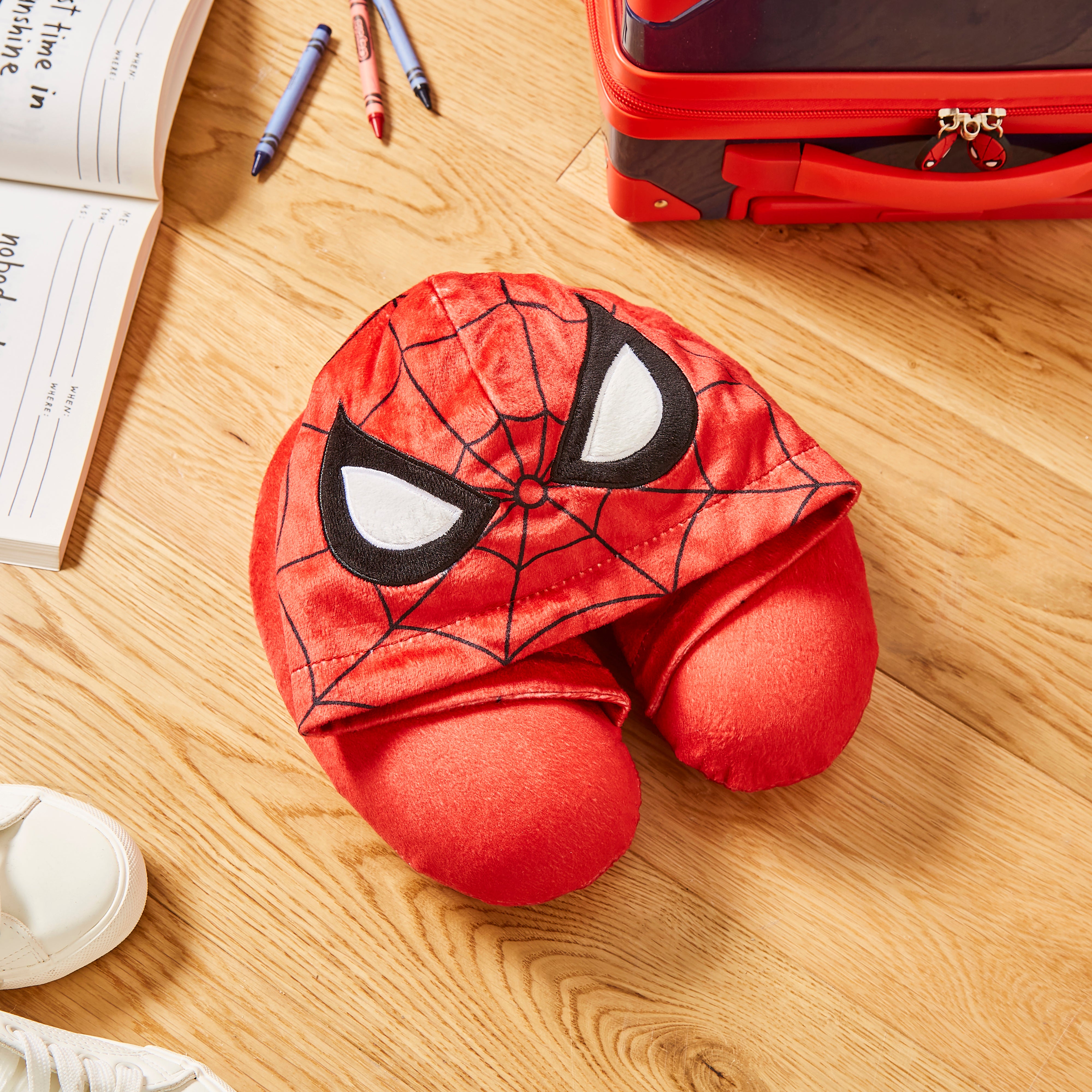 Marvel Spider Man Travel Pillow Red