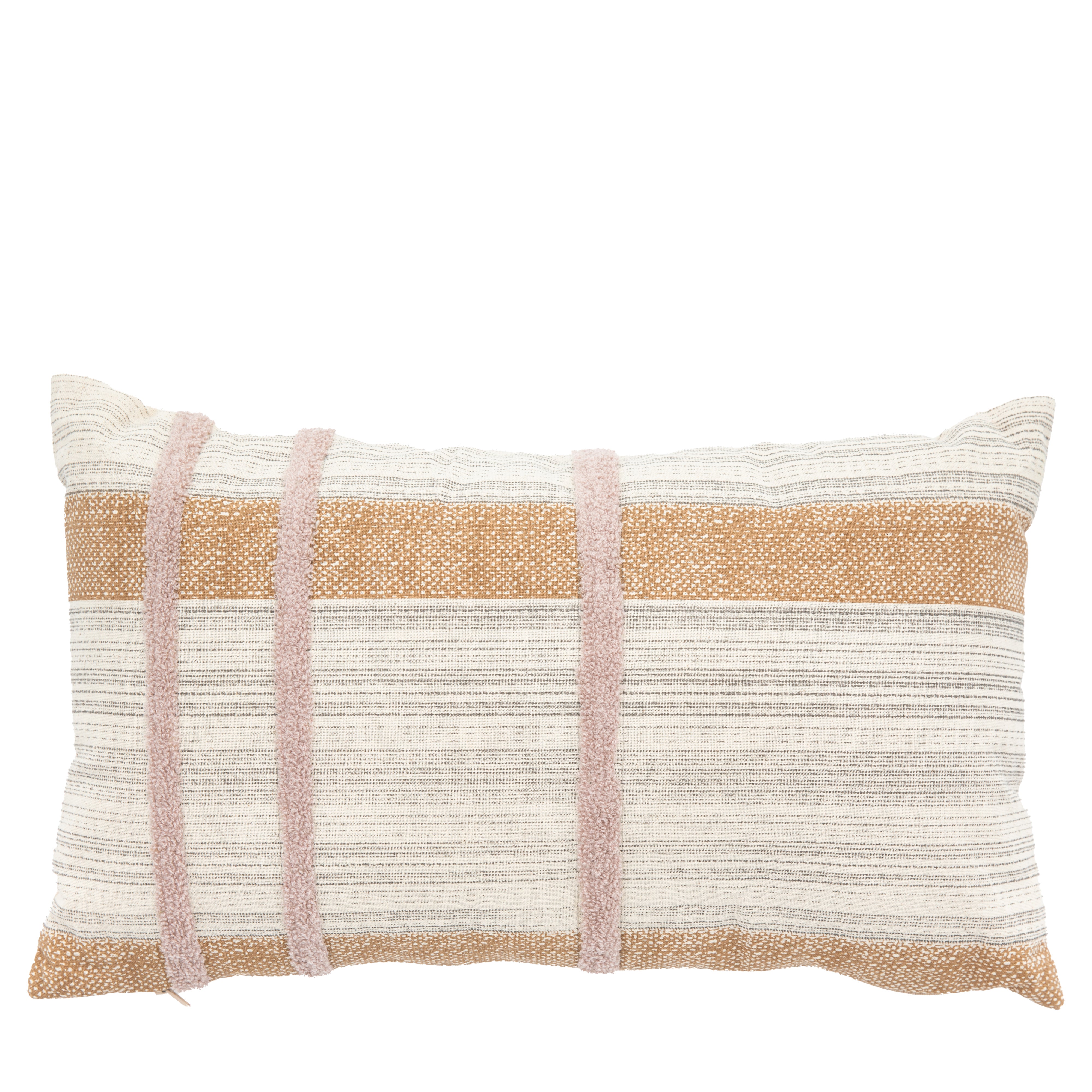 Houston Stripe Cushion Cover White