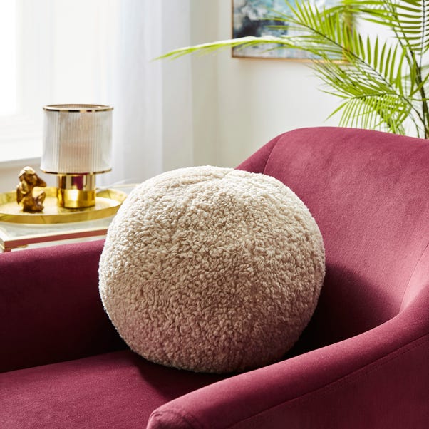 Luxe Boucle Ball Filled Cushion image 1 of 4