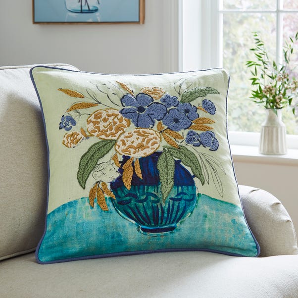 Still Life Floral Cushion image 1 of 6