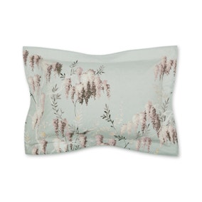 Riona Gardens Sage Oxford Cotton Pillowcase