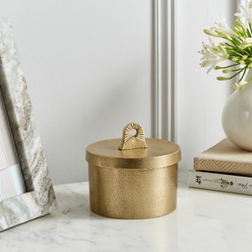 Aluminium Gold Jar Ornament