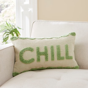 Chill Bright Slogan Cushion 
