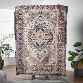 Jacquard Tapestry Throw Oriental