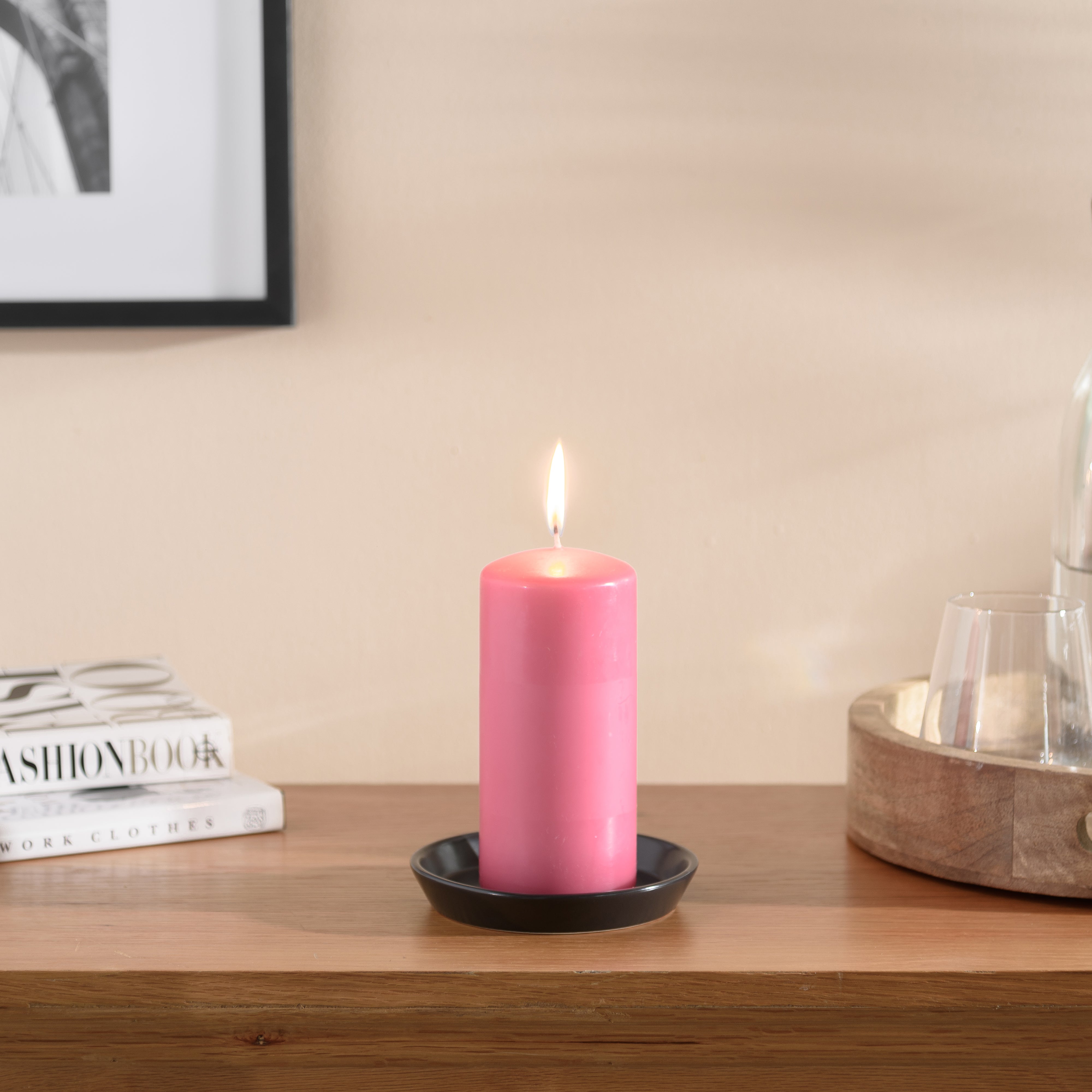 Coloured Pillar Candle