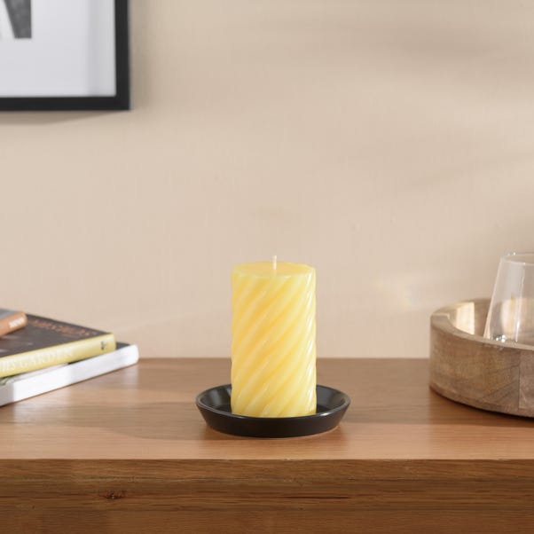 Twisted Pillar Candle image 1 of 2