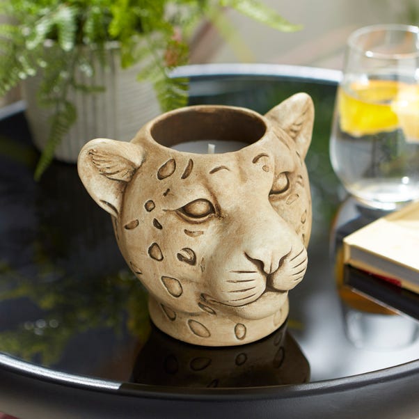Leopard Citronella and Eucalyptus Oil Candle image 1 of 3