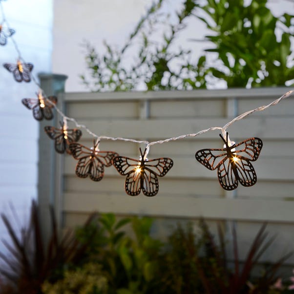 Butterfly 10 LED Indoor Outdoor String Lights image 1 of 3