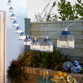 Riviera Woven 10 LED Indoor Outdoor String Lights