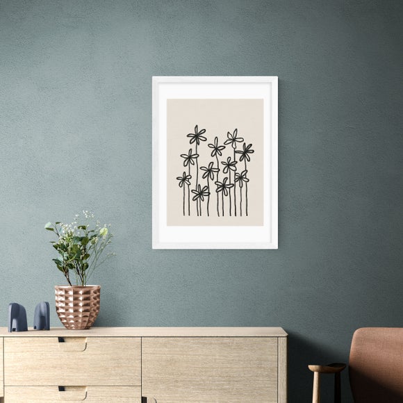 East End Prints A Field of Flowers Print