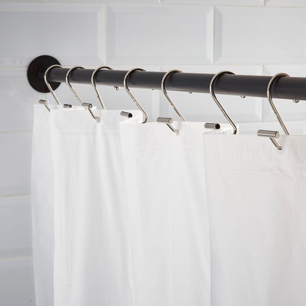 Set of 12 S Shape Shower Curtain Rings image 1 of 3