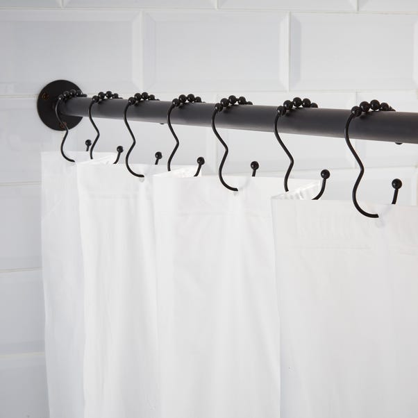 Pack of 12 3-Shaped Shower Curtain Rings image 1 of 3