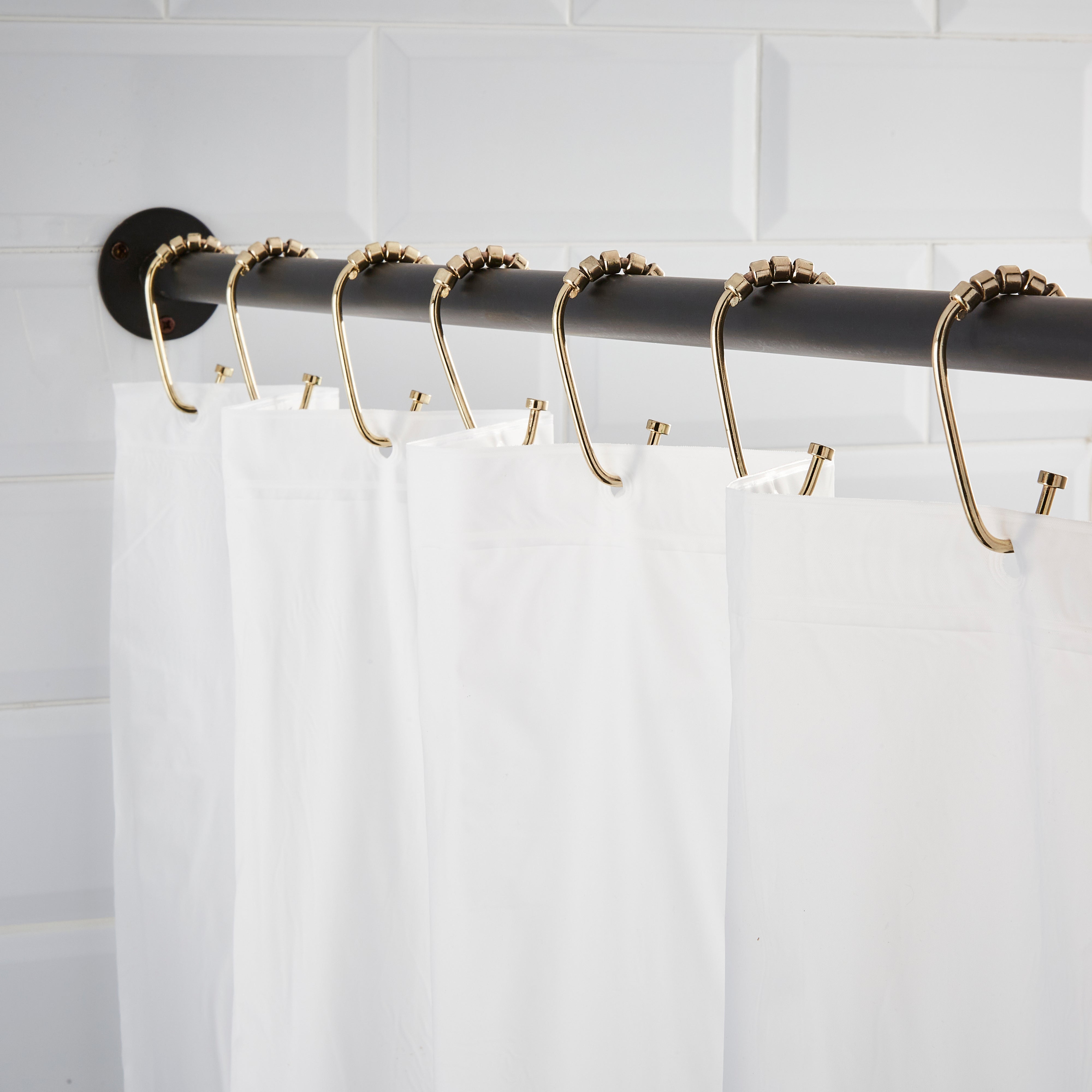 Shower Curtains, Rails & Hooks