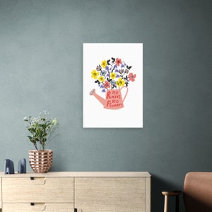 East End Prints No Rain No Flowers Framed Print