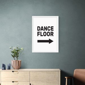 East End Prints Dancefloor Framed Print