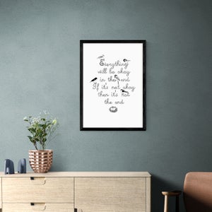 East End Prints Everything Will Be Okay Framed Print