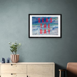 East End Prints Seas The Day Framed Print