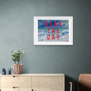 East End Prints Seas The Day Framed Print