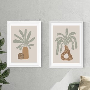 Set Of 2 East End Prints Modern Vase Framed Prints