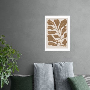 East End Prints Brown Branch Print