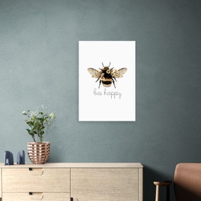 East End Prints Bee Happy Print