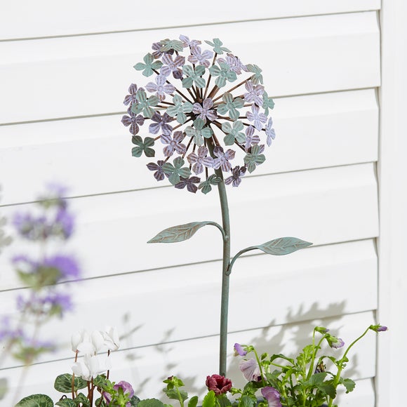 Click to view product details and reviews for Multicoloured Iron Hydrangea Stake.