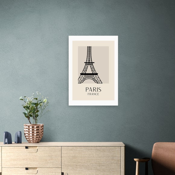 East End Prints - Paris Print Natural thumbnail
