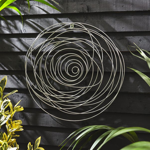 Zen Luxe Spiral Indoor Outdoor Metal Wall Art image 1 of 4
