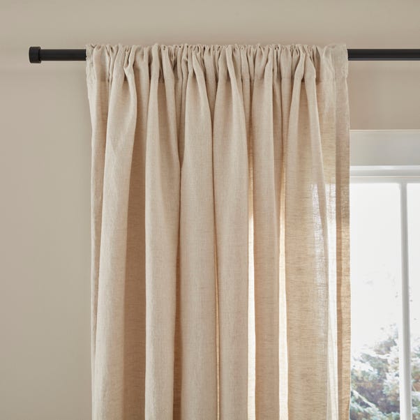Natural Linen Curtains image 1 of 3