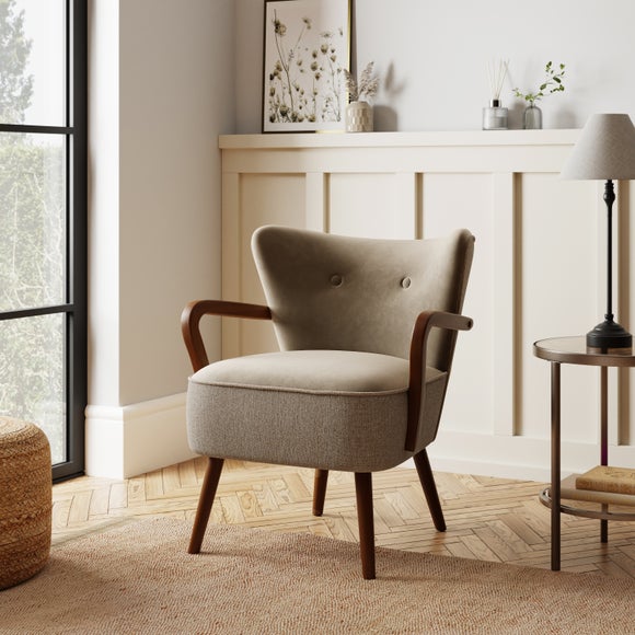 Dunelm grey store armchair