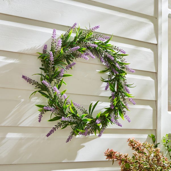 Artificial Lavender Wreath image 1 of 4