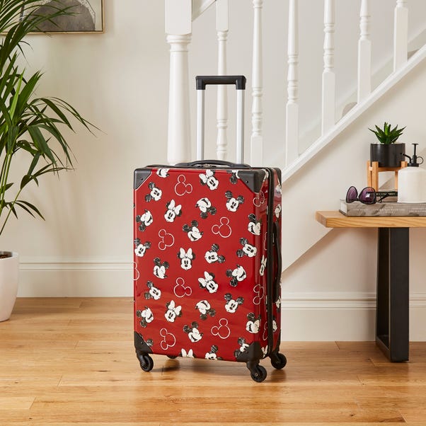 Disney Mickey & Minnie Mouse Hard Shell Suitcase image 1 of 5