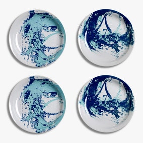 Pack of 4 Rockfish Printed Side Plate 