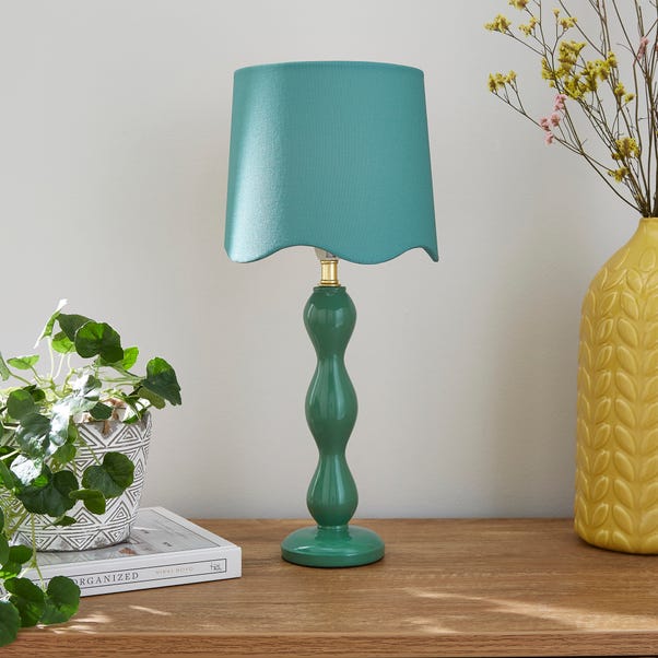 Elsie Tall Scalloped Table Lamp image 1 of 5