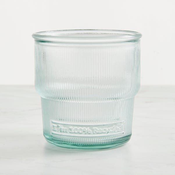 Recycled Ribbed Tumbler Glass image 1 of 2