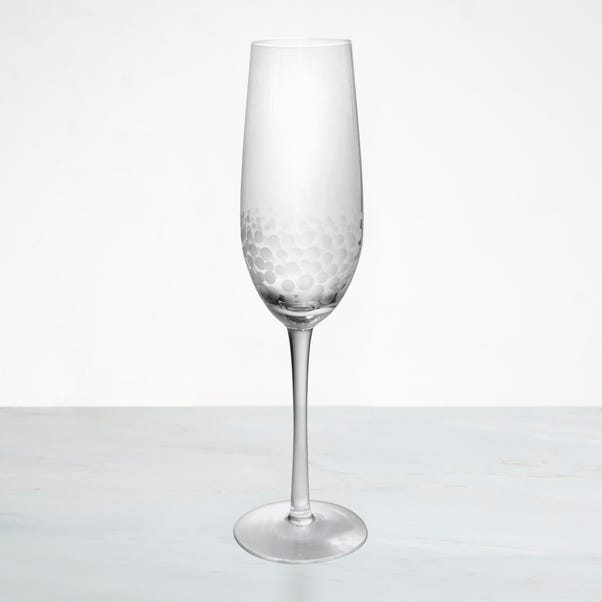 Spot Etched Flute Glass image 1 of 2