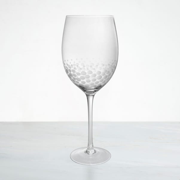 Spot Etched Wine Glass image 1 of 2