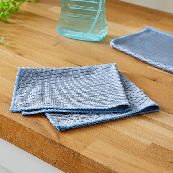 Pack of 2 Glass Window Cleaning Cloths image 1 of 4