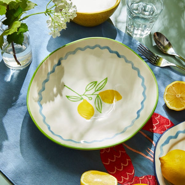 Ceramic Lemons Salad Bowl  image 1 of 4