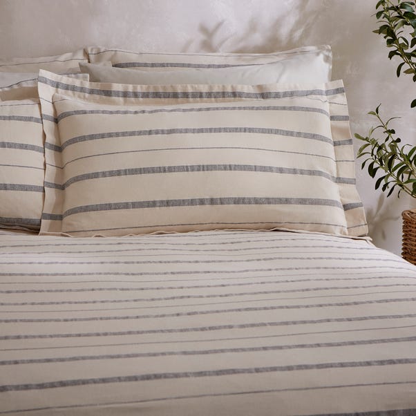 Aylesford Stripe Oxford Pillowcase image 1 of 3