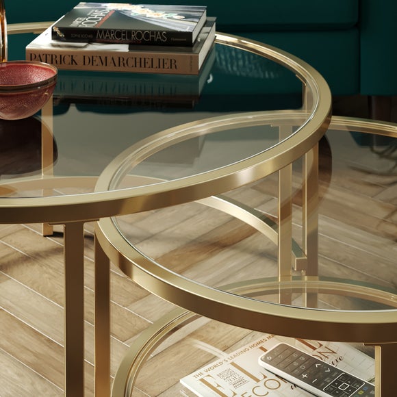 Sofia Coffee Nest of Tables Dunelm